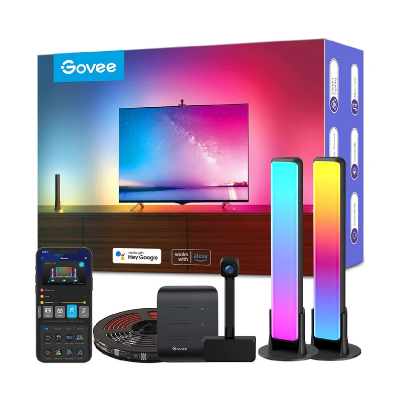 Govee DreamView T1 Pro LED Strip Lights & Light Bars with Camera 55'' 65'' - إضاءة